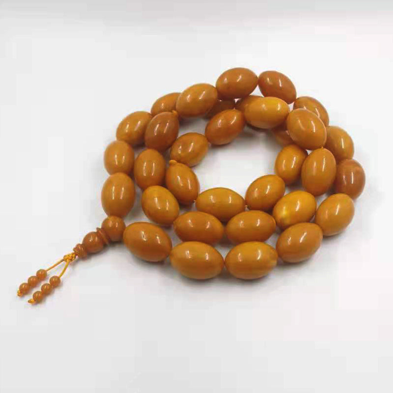 اكبر سبحة عندنا من مستكة لون برتقالي مسبحة فخمه