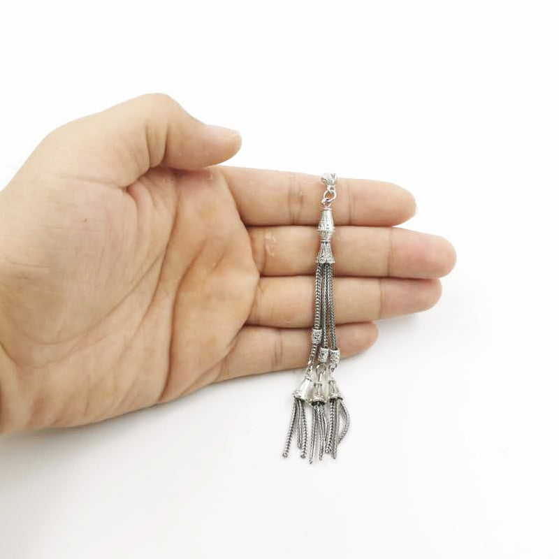 شرابة السبحة معدنية 3 سلسلة