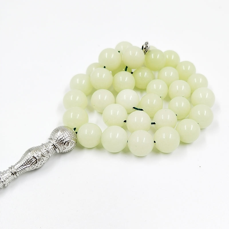 سبحة حجر مضيئ عقرب مضيئ حقيقي