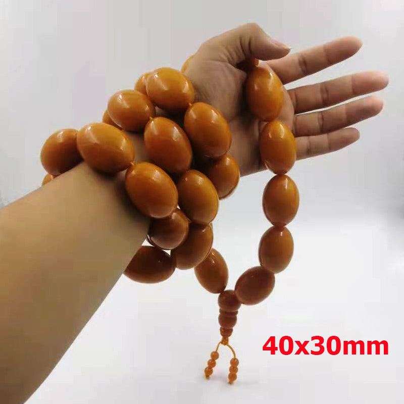 اكبر سبحة عندنا من مستكة لون برتقالي مسبحة فخمه