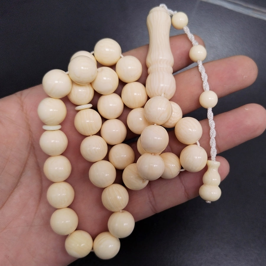 سبحة تمليكي عاج مقلد مستكة