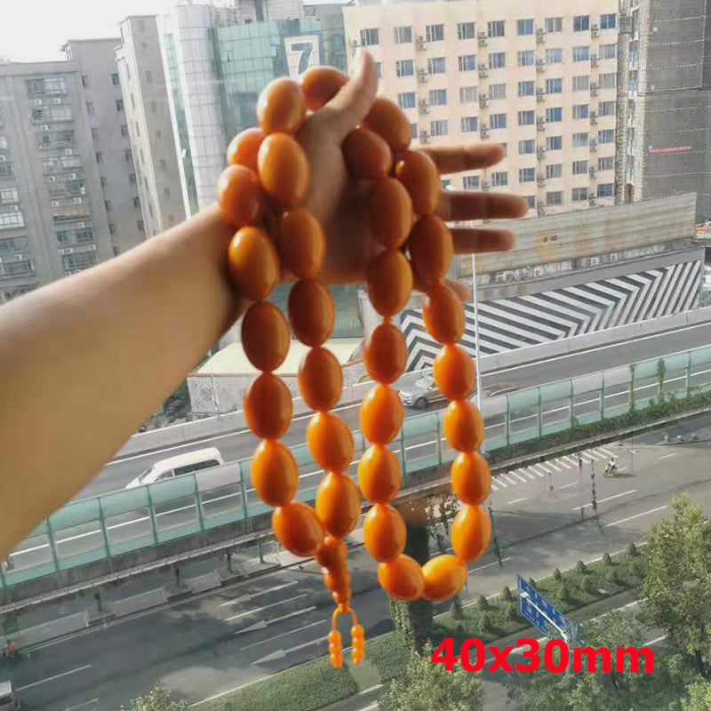 اكبر سبحة عندنا من مستكة لون برتقالي مسبحة فخمه