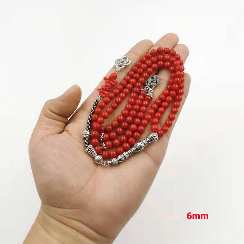 سبحة مرجان 6 ملي 100 خرز - Albashan