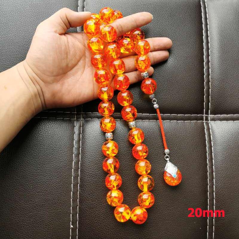 سبحة مستكة كبيرة الحجم مع شرابة اكسسوار التبتية مميزه - Albashan