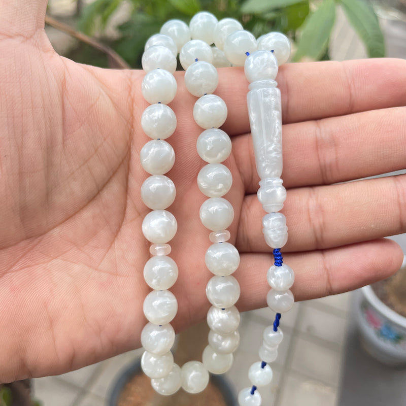 سبحة مستكة ابيض مميزه التغيير لون تحت شمس