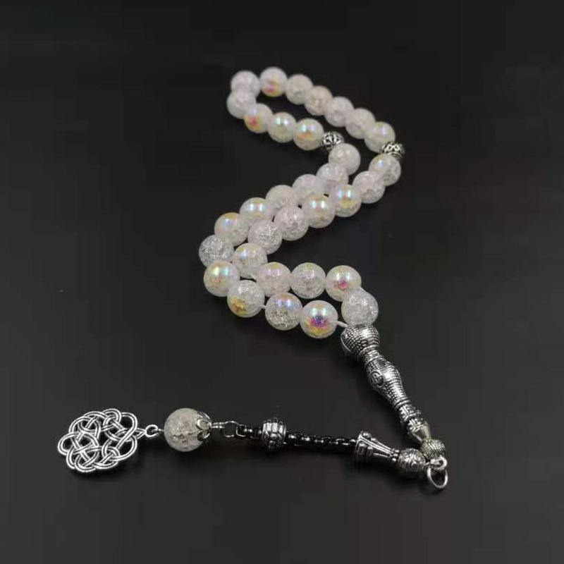 سبحة كريستال ابيض خامه جديد و مميزه - Albashan