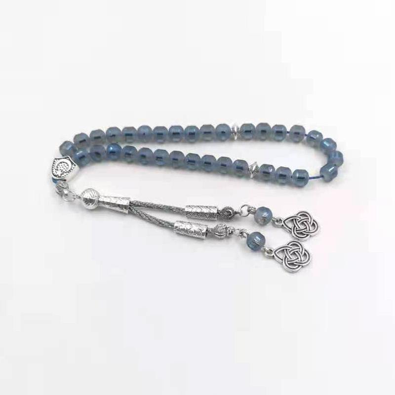 سبحة كريستال ازرق 6 ملي حجم صغير - Albashan