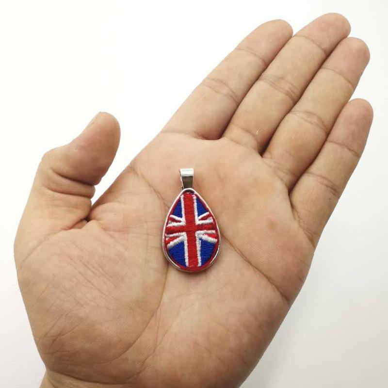 قلادة تطريز علم العالم الإمارات العربية المتحدة تركيا الكويت مصر لبنان روسيا سوريا قطر هولندا إندونيسيا المملكة المتحدة - Albashan