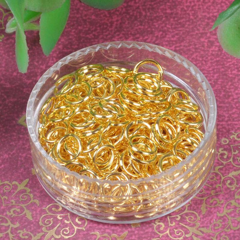 200pcs DIY Rings Making Tasbih Gold Silver Color Split Rings Connectors For Bracelet Jewelry Making Supplies DIY - Bashatasbih