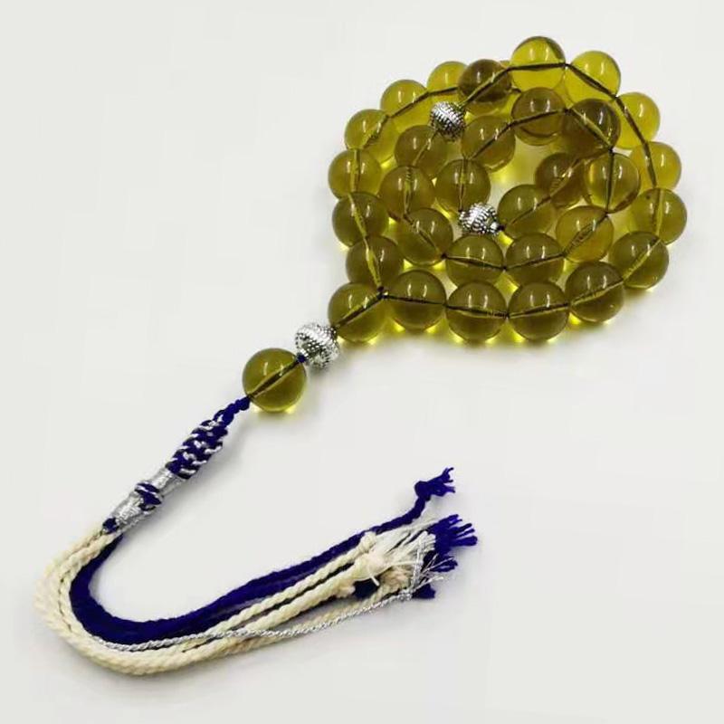 Tasbih Ambers Color Resin Muslim Bracelets Islam Rosary handmade Kuwait Fashion jewelry 33 45 51 66 99 prayer beads Misbaha - Bashatasbih