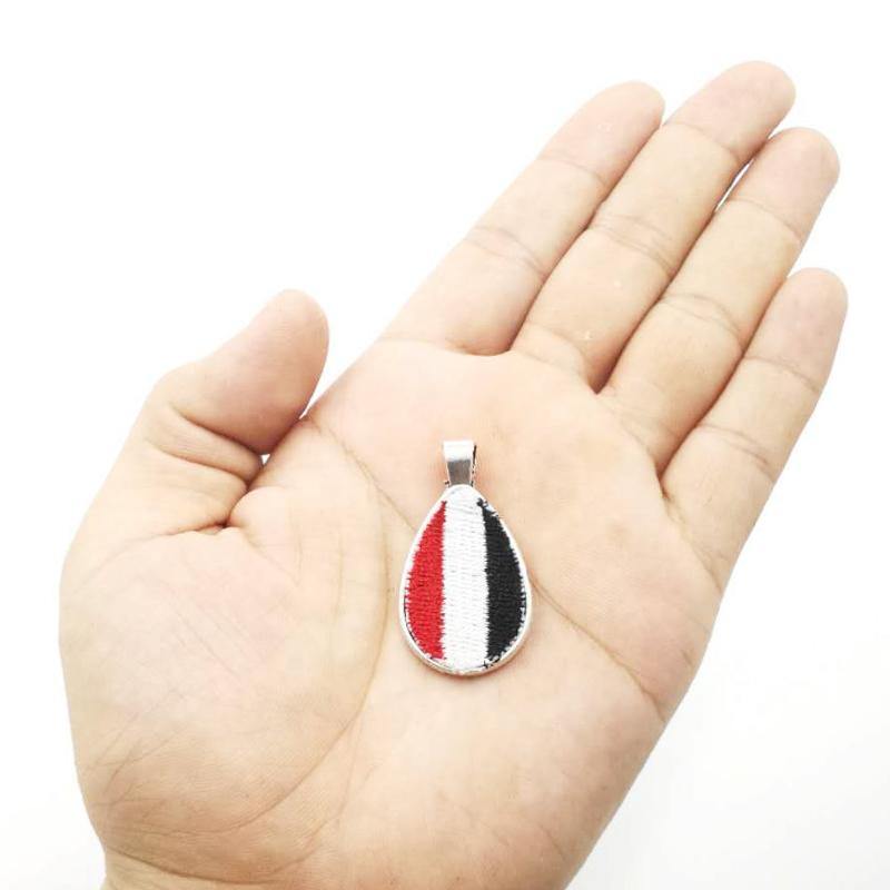 قلادة تطريز علم العالم الإمارات العربية المتحدة تركيا الكويت مصر لبنان روسيا سوريا قطر هولندا إندونيسيا المملكة المتحدة - Albashan
