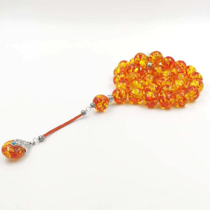 سبحة مستكة كبيرة الحجم مع شرابة اكسسوار التبتية مميزه - Albashan