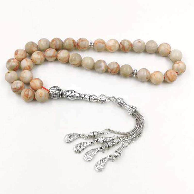 سبحة حجر جاسبر مميزة - Albashan