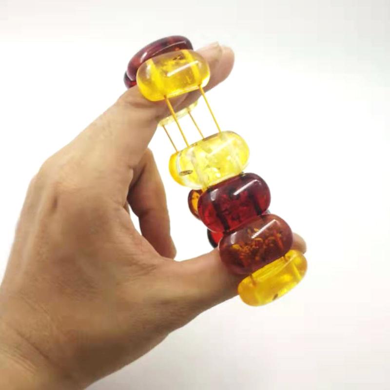 Amber Color Resin Bracelet fashhion bangels - Bashatasbih