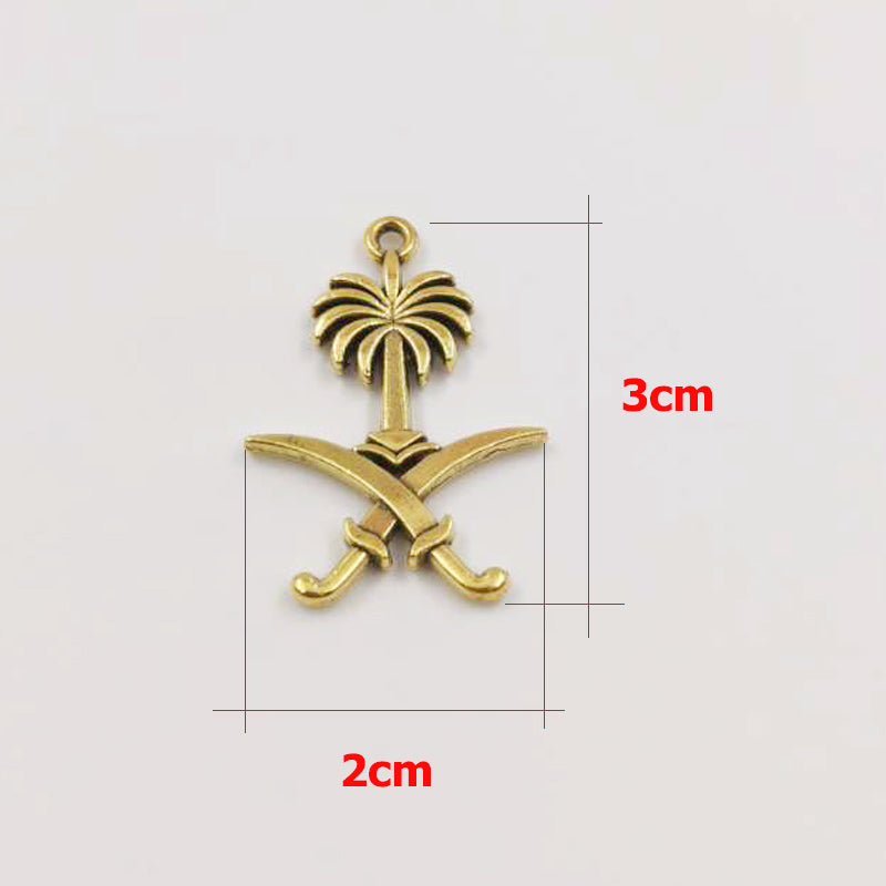 شعار سعودية فضي مع ذهبي