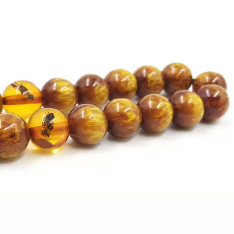 Muslim Man's Resin Tasbih 33 66 99beads with insect beads Turkey Royal handmade tassels New design Misbaha Muslim Rosary - Bashatasbih