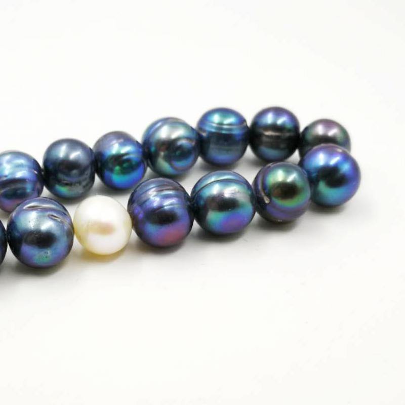 سبحة لولو طبيعي لولو اسود مع الاكسسوار المميزه - Albashan