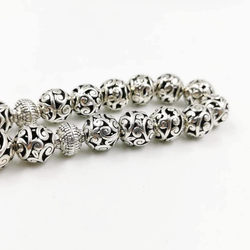 2020 Big Tasbih special gift RAMADAN arab fashion bracelet Misbaha high quality islamic New Metal tassels Muslim jewelry rosary - Bashatasbih