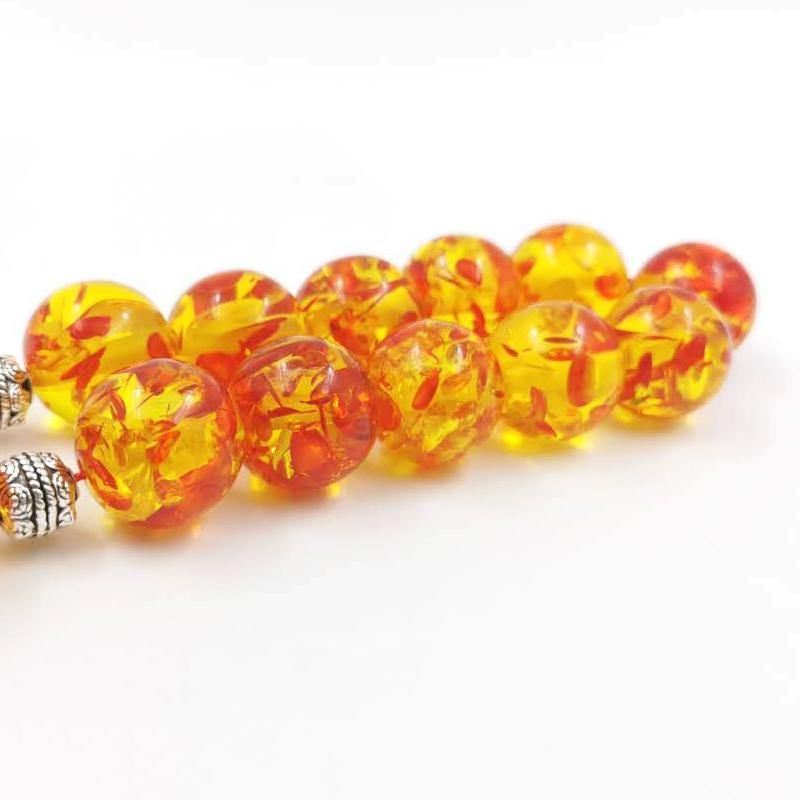 سبحة مستكة كبيرة الحجم مع شرابة اكسسوار التبتية مميزه - Albashan