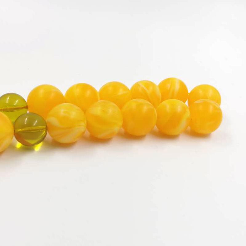 سبحة مستكة اصفر