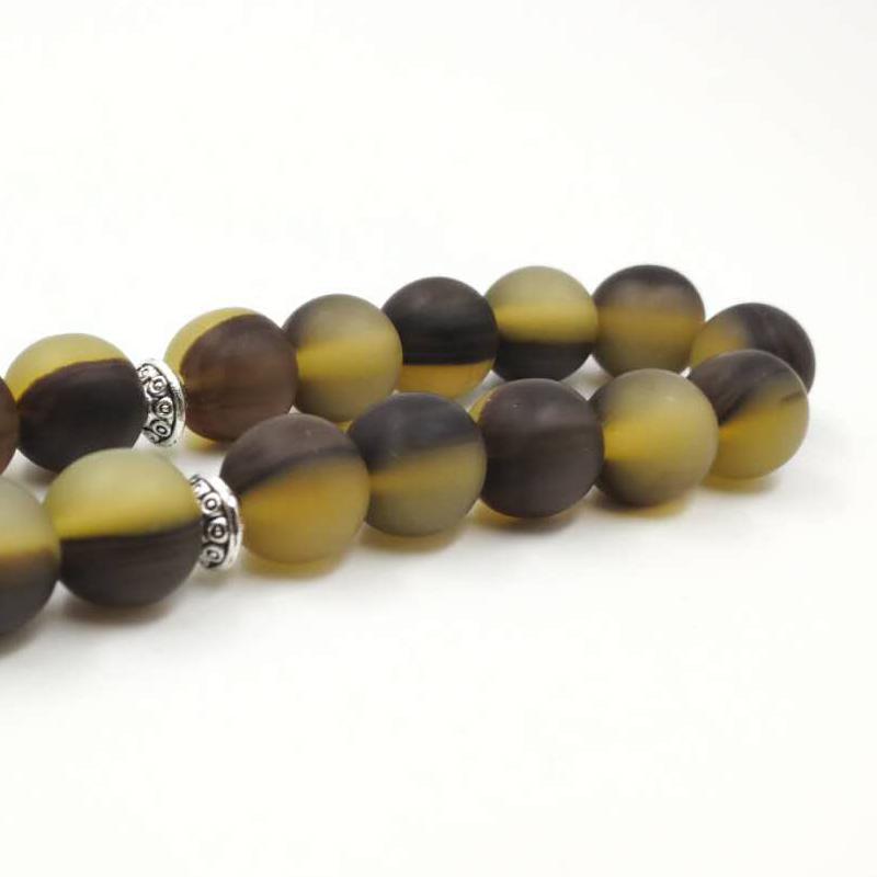 سبحة مستكة بلون قرون البقر