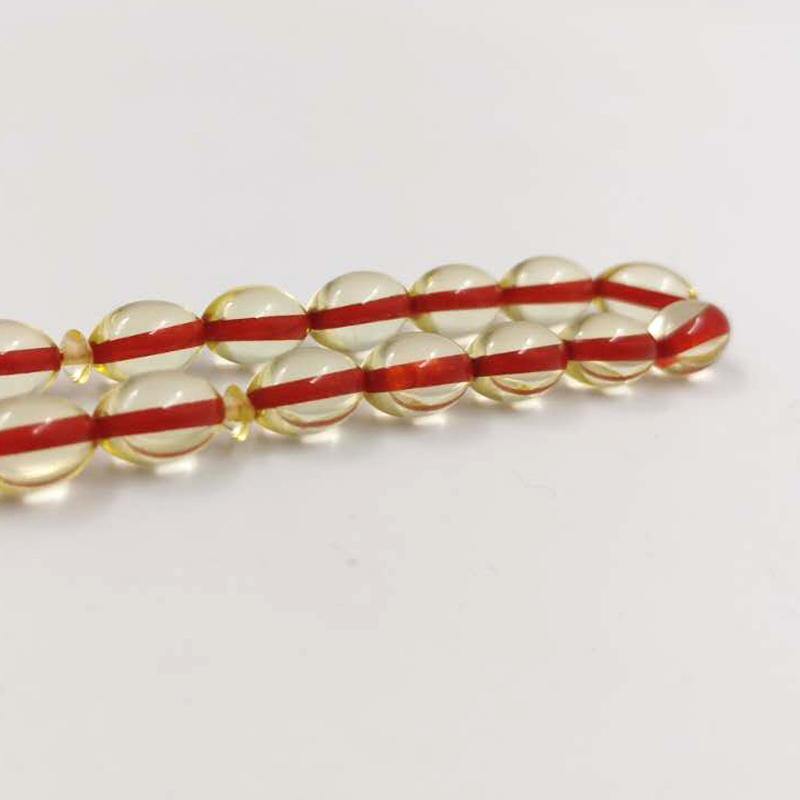 Transparent Resin Tasbih Islam Rosary Muslim red bracelet Eid gift 33 prayer beads Man Misbaha 2020 New Turkey Fashion Jewelry - Bashatasbih