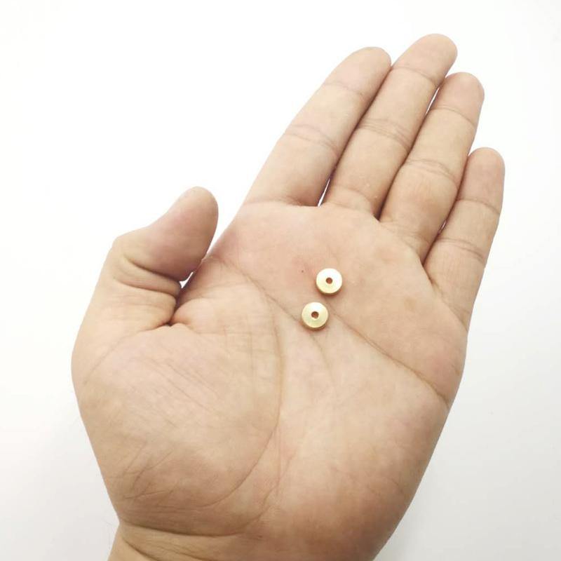 خرز نحاسي فواصل ذهبي - Albashan