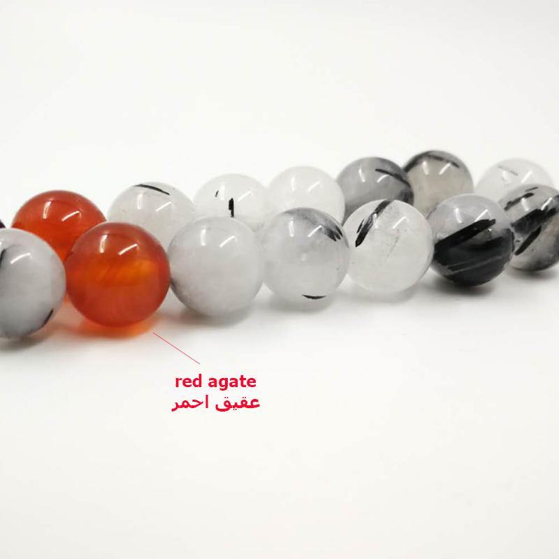 Natural Quartz with agates Tasbih Valuable gfit For Ramadan Tesbih 33 66 99 Muslim misbaha Man's bracelets 2019 luxurious Rosary - Bashatasbih