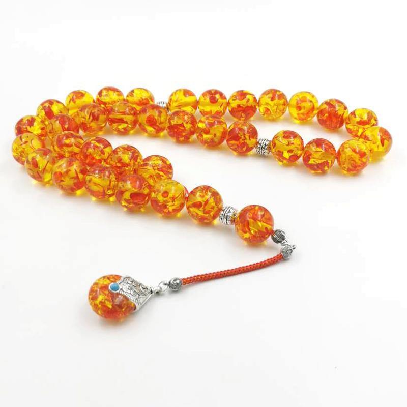 سبحة مستكة كبيرة الحجم مع شرابة اكسسوار التبتية مميزه - Albashan