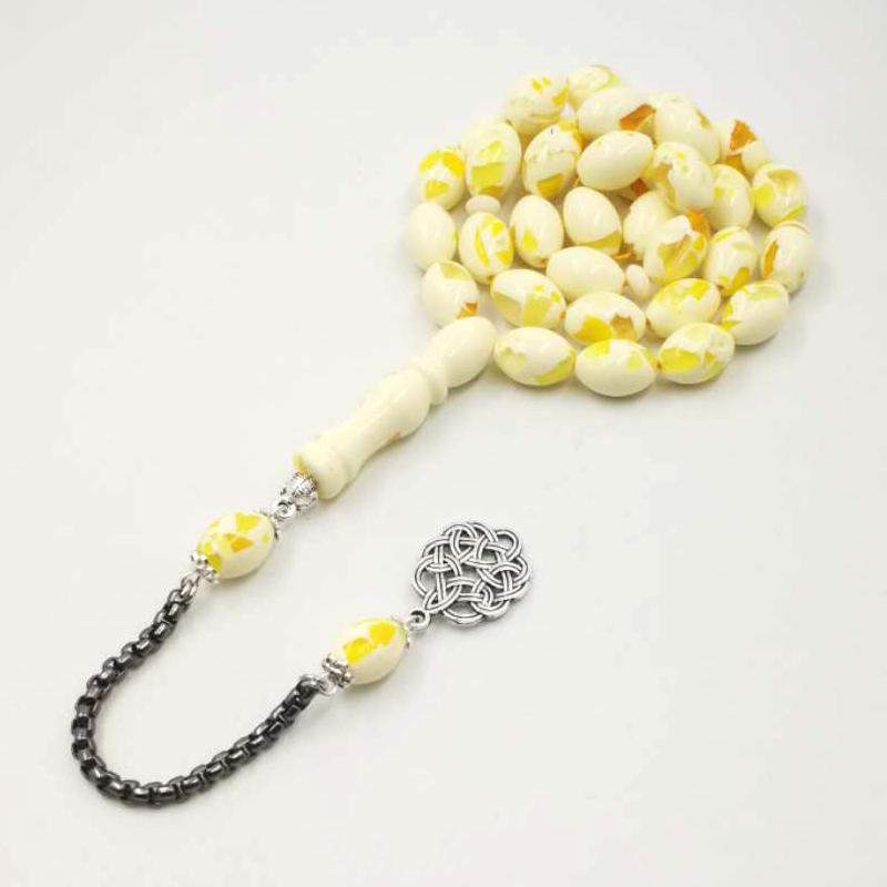 New Style tasbih 33 45 66 99 beads Gift for Eid al-Adha Metal Trabzon tassel Man's islam bracelet Misbaha - Bashatasbih