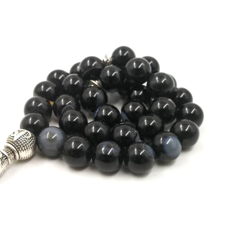 Agates Tasbih Man's bracelets misbaha prayer beads 33 66 99 accessories Personality Gift for Muslim man or women - Bashatasbih