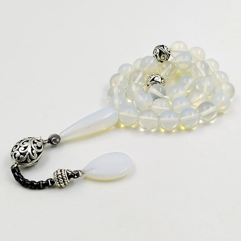 سبحة حجر أوبال الاكسسوار رمضان مميزه