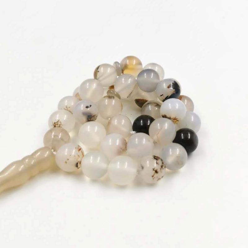 Men Tasbih Natural agate stone 33 66 99beads muslim jewelry rosary Saudi arabia fashion misbaha Man's prayer beads bracelets - Bashatasbih