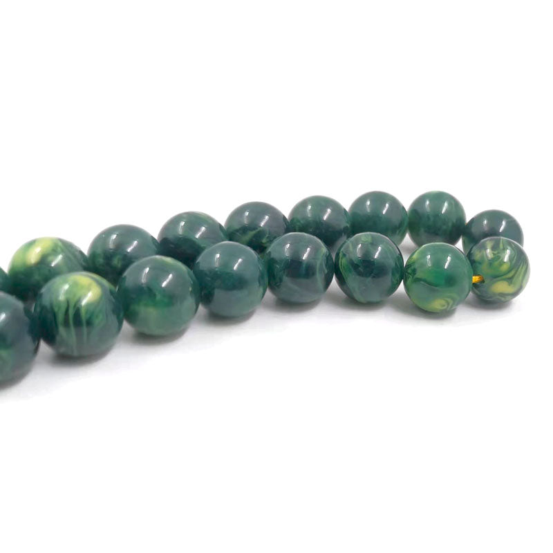 سبحة 51 خرز مستكة اخضر مميزه مع كركوشة اخضر فخمة