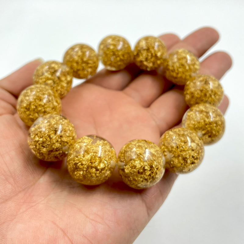 سوار رقائق الذهب حجم كبير اساور ذهبيه فخمة