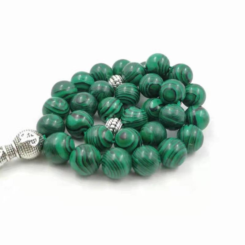 سبحة ملاكيت اخضر صناعي - Albashan