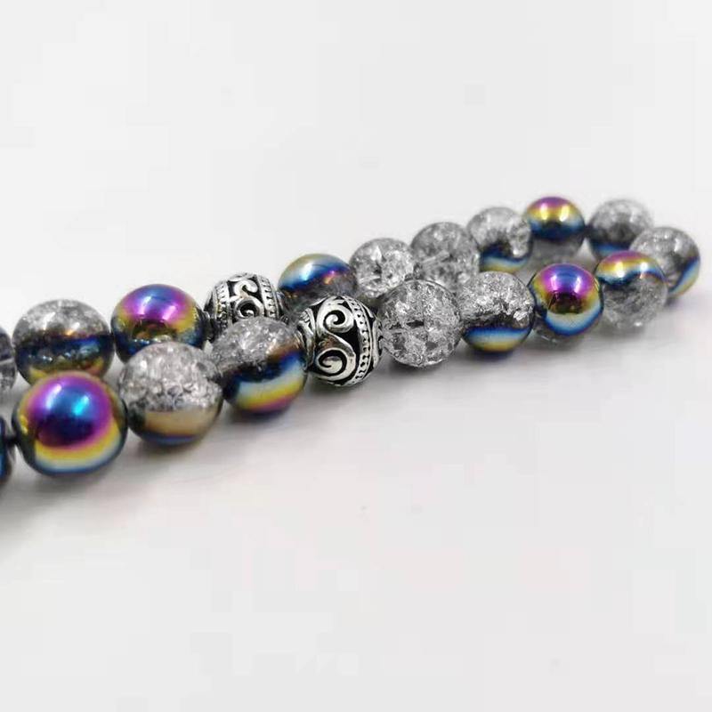 سبحة كريستال متلونة شكله خرز انفجار - Albashan