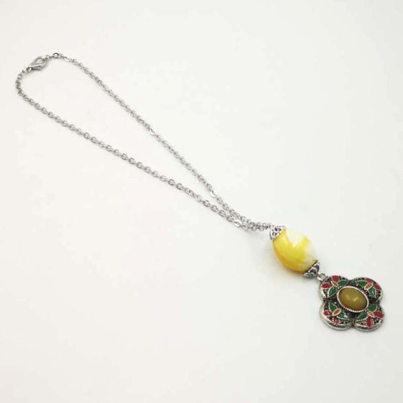 Car Accessories pendant Yellow Resin A distinctive type pendant - Bashatasbih