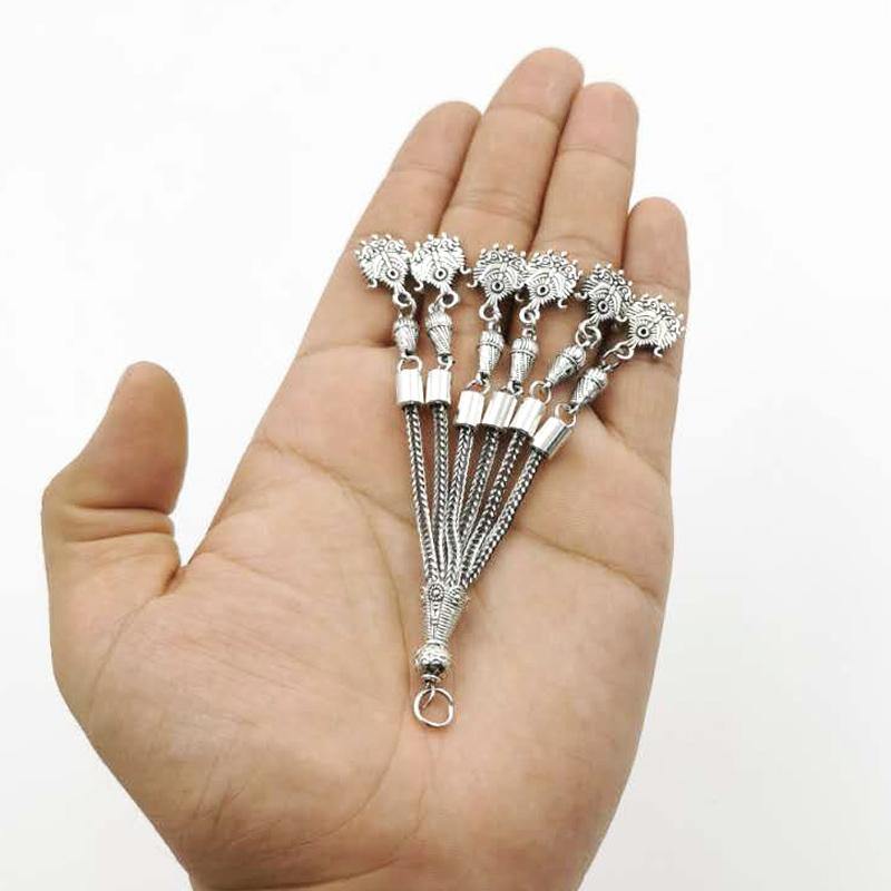 ستة سلاسل شرابة سبحة إكسسوارات معدنية - Albashan