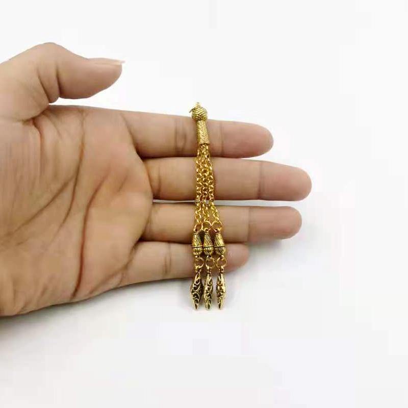 شرابة سبحة معدنية ذهبية - Albashan