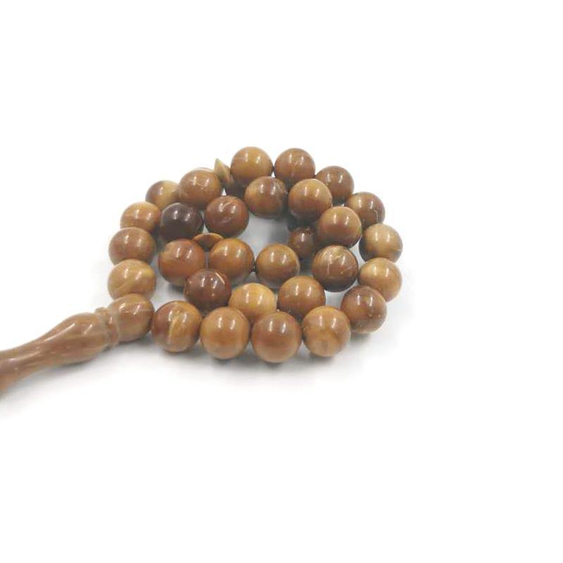 8mm Natural cuka wood Tasbih 33-45-66-99beads - Bashatasbih