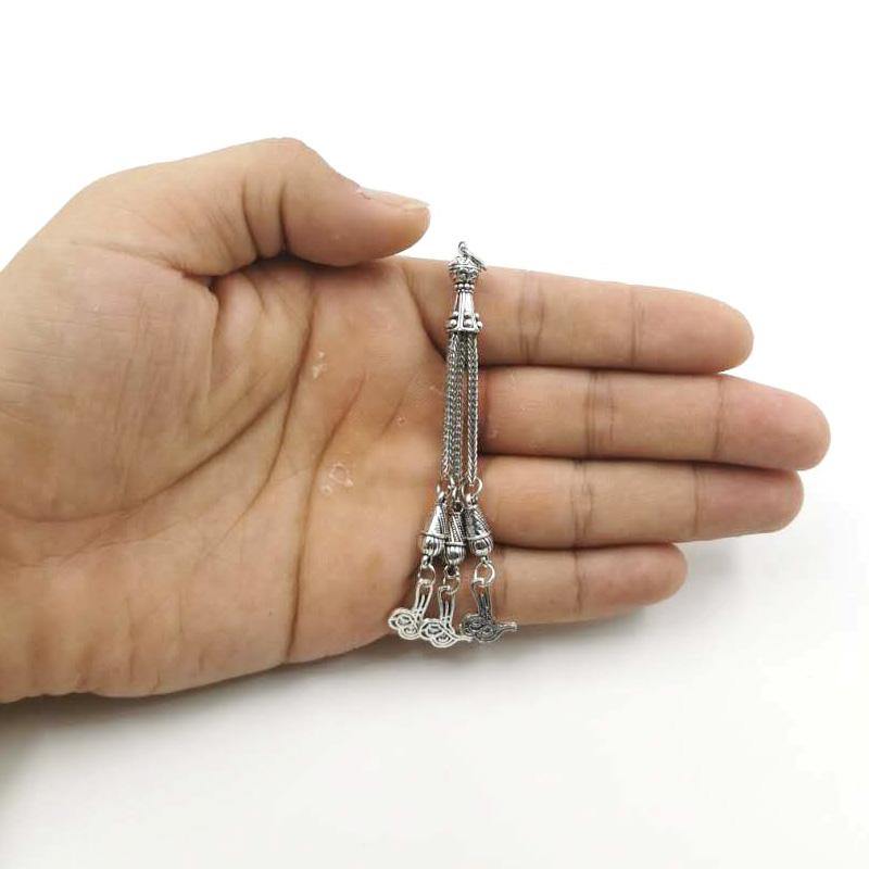 شرابة السبحة 3 سلسلة معدنية - Albashan