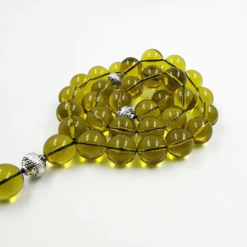 Tasbih Ambers Color Resin Muslim Bracelets Islam Rosary handmade Kuwait Fashion jewelry 33 45 51 66 99 prayer beads Misbaha - Bashatasbih
