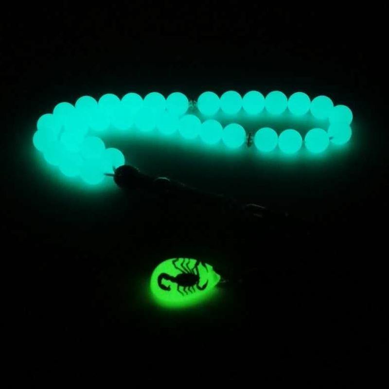 سبحة حجر مضيئ عقرب مضيئ حقيقي - Albashan