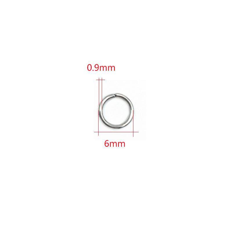 200pcs DIY Rings Making Tasbih Gold Silver Color Split Rings Connectors For Bracelet Jewelry Making Supplies DIY - Bashatasbih