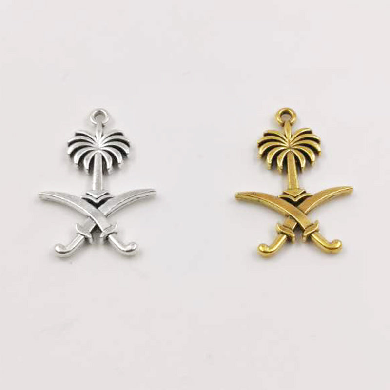 شعار سعودية فضي مع ذهبي