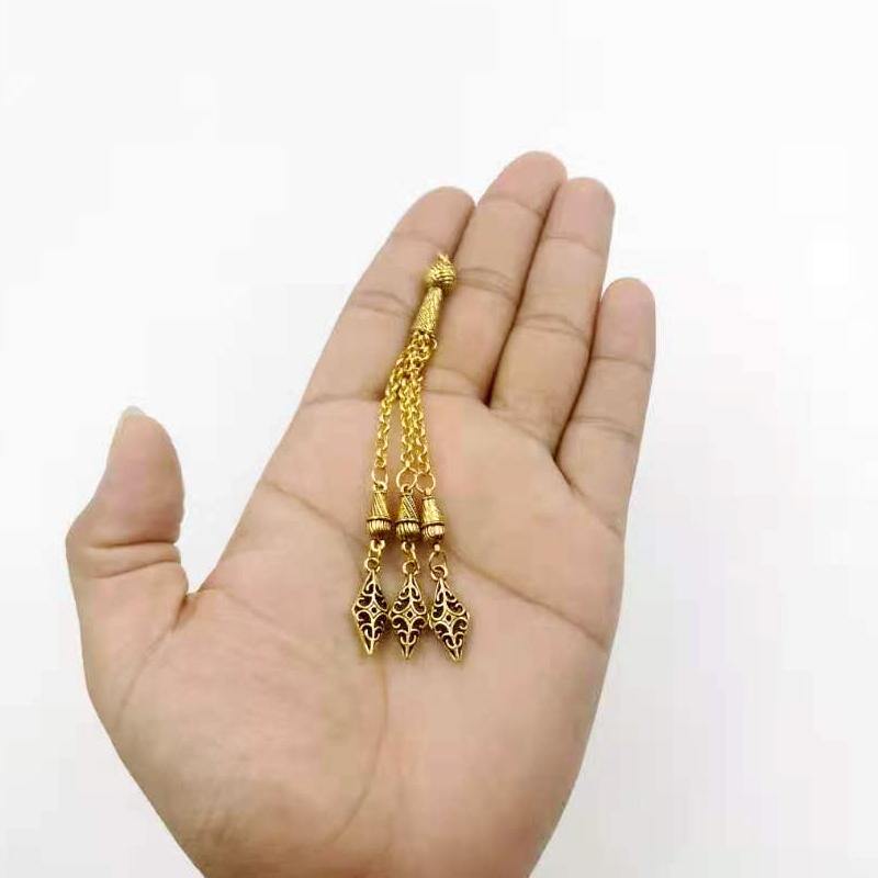 شرابة سبحة معدنية ذهبية - Albashan