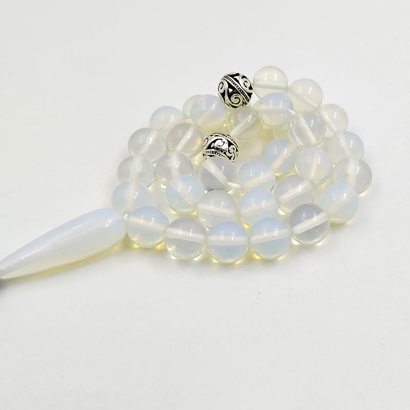 سبحة حجر أوبال الاكسسوار رمضان مميزه