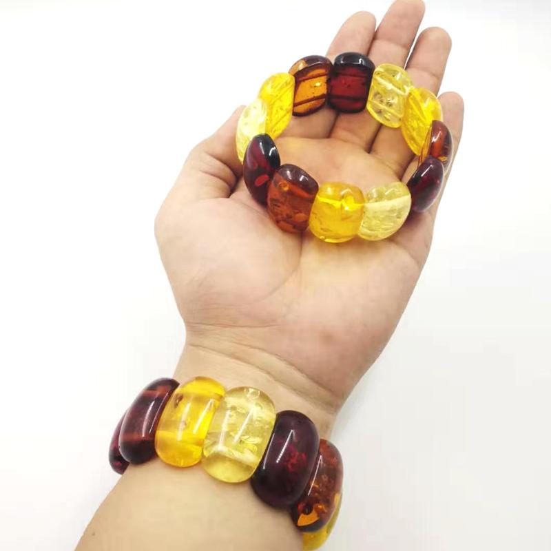 Amber Color Resin Bracelet fashhion bangels - Bashatasbih