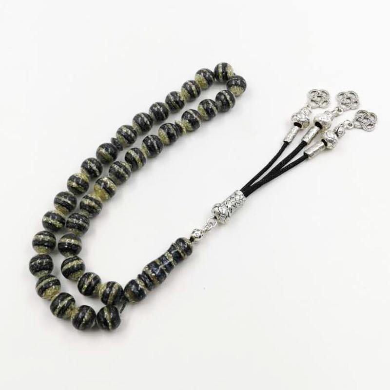 سبحة رجالبه صدف اسود طبيعي - Albashan